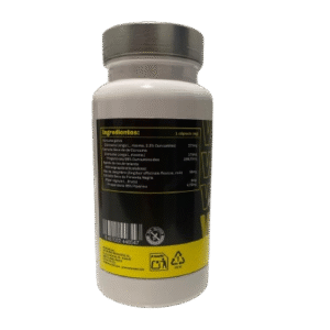 Comprar cúrcuma con jengibre y pimienta negra, Fórmula tripe de 60 cápsulas