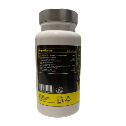 Comprar cúrcuma con jengibre y pimienta negra, Fórmula tripe de 60 cápsulas Comprar cúrcuma con jengibre y pimienta negra, Fórmula tripe de 60 cápsulas